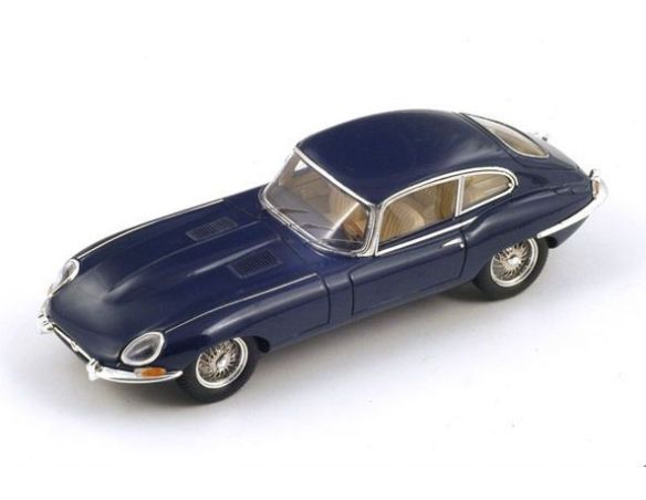 Spark Model S2129 JAGUAR E TYPE S1 2+2 1966 BLUE 1:43 Modellino
