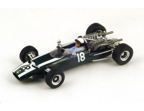 Spark Model S3518 COOPER T81 R.GINTHER 1966 N.18 5th BELGIUM GP 1:43 Modellino