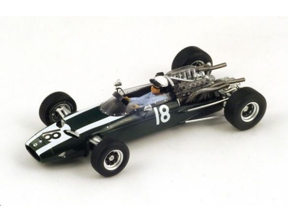 Spark Model S3518 COOPER T81 R.GINTHER 1966 N.18 5th BELGIUM GP 1:43 Modellino