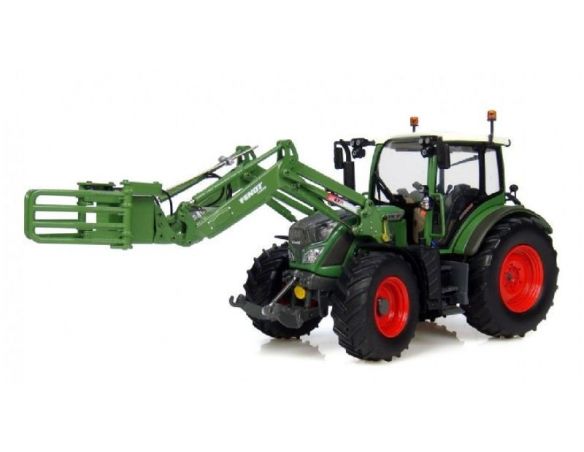Universal Hobbies UH4271 TRATTORE FENDT 516 VARIO WITH FRONT BALE GRAB (PINZA PER BALLE) 1:32 Modellino