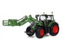 Universal Hobbies UH4271 TRATTORE FENDT 516 VARIO WITH FRONT BALE GRAB (PINZA PER BALLE) 1:32 Modellino