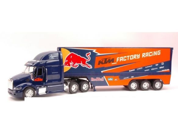 New Ray NY10693 PETERBILT RED BULL KTM FACTORY RACING TEAM 1:32 Modellino