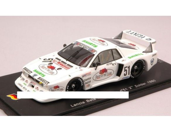 Spark Model SG020 LANCIA BETA MONTECARLO N.51 2nd ZOLDER 1980 H.HEYER 1:43 Modellino