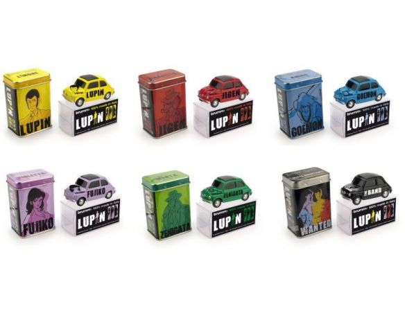 Brumm BML15B FIAT 500 BRUMS LUPIN L09-L010-L011-L012-L013-L014 Pz.6 1:43 Modellino