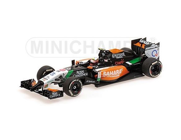 Minichamps PM417140111 FORCE INDIA S.PEREZ 2014 N.11 3rd BAHRAIN GP 1:43 Modellino