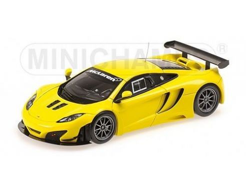 Minichamps PM437121396 MC LAREN MP4-12C GT3 2012 YELLOW 1:43 Modellino