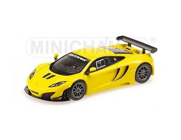 Minichamps PM437121396 MC LAREN MP4-12C GT3 2012 YELLOW 1:43 Modellino