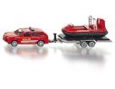 SIKU SK2549 CAR WITH TRAILER AND HOVERCRAFT 1:50 Modellino