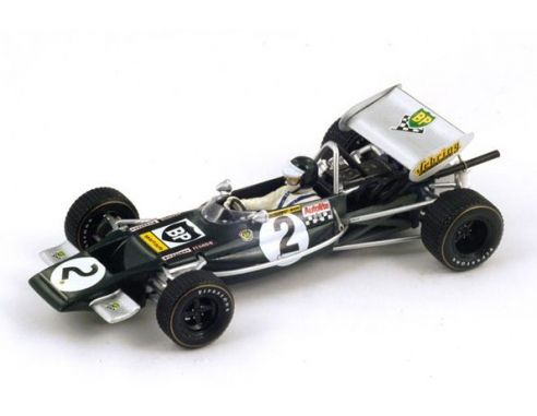 Spark Model S2145 LOTUS 69 J.RINDT 1970 N.2 WINNER PAU GP 1:43 Modellino