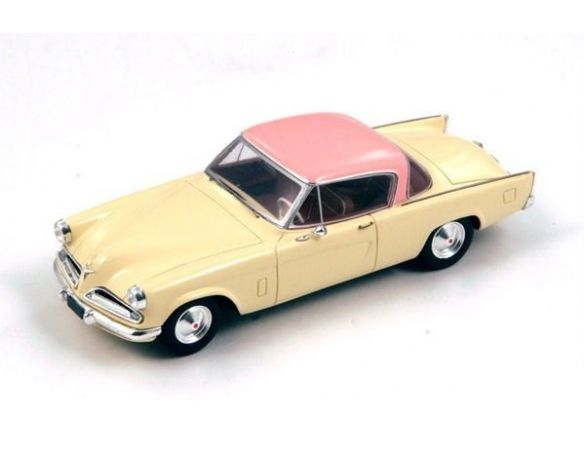 Spark Model S2955 STUDEBAKER CHAMPION 1953 CREAM/RED 1:43 Modellino