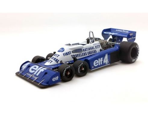 True Scale Miniatures TSM141809 TYRRELL P34 P.DEPAILLER 1977 N.4 RETIRED MONACO GP 1:18 Modellino