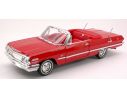 Welly WE0228 CHEVROLET IMPALA OPEN 1963 RED 1:24 Modellino