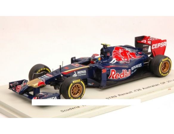 Spark Model S3084 TORO ROSSO D.KVYAT 2014 N.26 9th AUSTRALIAN GP 1:43 Modellino