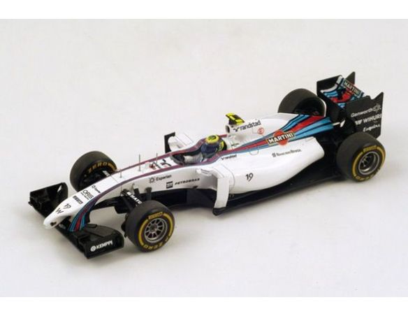Spark Model S3079 WILLIAMS F.MASSA 2014 N.19 ACCIDENT AUSTRALIAN GP 1:43 Modellino