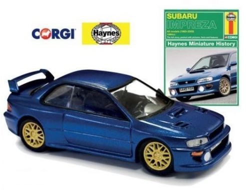 Corgi CC03012 SUBARU IMPREZA 1/43 + BOOK Modellino