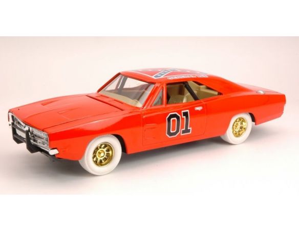 Hot Wheels JNL7967W GENERAL LEE DUKES OF HAZZARD DODGE CHARGER 1969 WHITE TYRES 1:25 Modellino