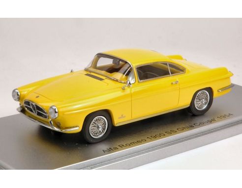 Kess Model KS43000211 ALFA ROMEO 1900 SS GHIA COUPE' 1954 YELLOW 1:43 Modellino