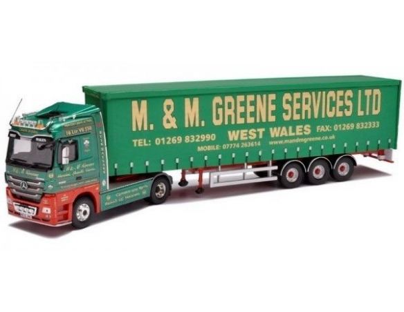 Corgi CC13821 MB ACTROS VYNIL CURTAINSIDE 1/50 Modellino