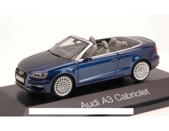 Herpa HP7081 AUDI A3 CABRIO 2013 BLUE 1:43 Modellino