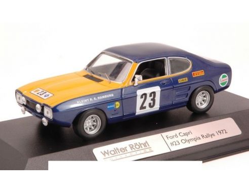 IST Models CCC204 FORD CAPRI N.23 RETIRED OLYMPIA RALLY 1972 ROHRL-ROTHFUSS 1:43 Modellino