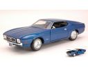 Motormax MTM73327BL FORD MUSTANG SPORTSROOF 1971 BLUE 1:24 Modellino