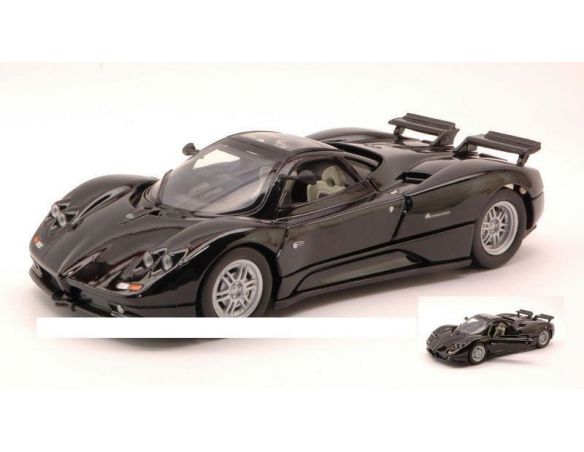 Motormax MTM73272BK PAGANI ZONDA C12 1999 BLACK 1:24 Modellino