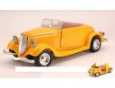 Motormax MTM73218YL FORD COUPE' CONVERTIBLE 1934 YELLOW 1:24 Modellino