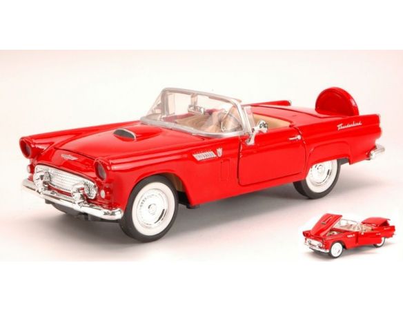 Motormax MTM73215R FORD THUNDERBIRD 1956 RED 1:24 Modellino
