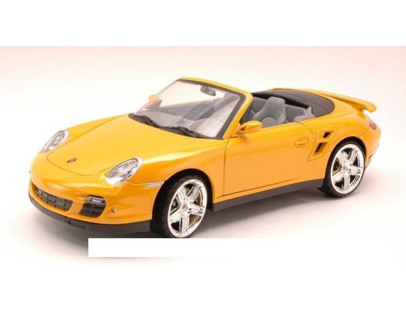 Motormax MTM73183YL PORSCHE 911 TURBO CABRIO 2006 YELLOW 1:18 Modellino