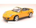 Motormax MTM73183YL PORSCHE 911 TURBO CABRIO 2006 YELLOW 1:18 Modellino