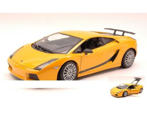 Motormax MTM73181MY LAMBORGHINI GALLARDO SUPERLEGGERA 2007 MET.YELLOW 1:18 Modellino