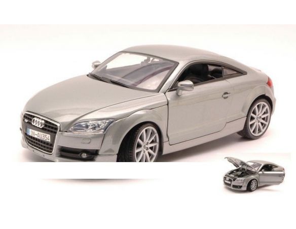 Motormax MTM73177SL AUDI TT COUPE' 2007 SILVER 1:18 Modellino