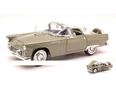 Motormax MTM73176GR FORD THUNDERBIRD HARD TOP 1956 GREEN 1:18 Modellino