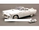 Motormax MTM73173WH FORD THUNDERBIRD CABRIOLET WHITE 1:18 Modellino