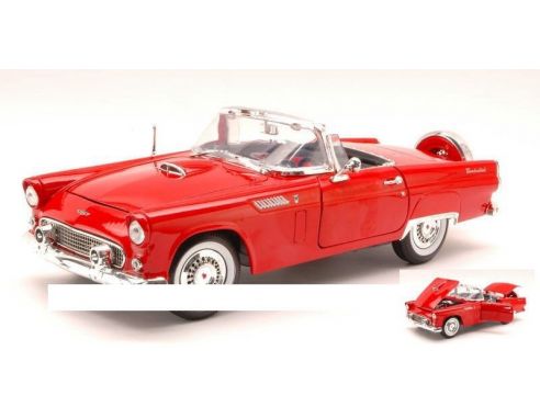 Motormax MTM73173RD FORD THUNDERBIRD CABRIOLET RED 1:18 Modellino