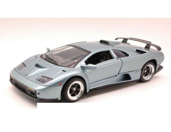 Motormax MTM73168SL LAMBORGHINI DIABLO GT 1999 SILVERBLUE 1:18 Modellino