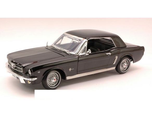 Motormax MTM73164BK FORD MUSTANG 1964 BLACK 1:18 Modellino