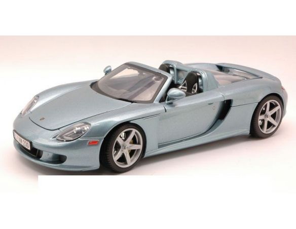 Motormax MTM73163SL PORSCHE CARRERA GT 2000 SILVERBLUE 1:18 Modellino