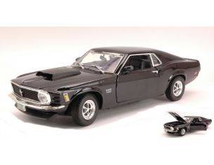 Motormax MTM73154BK FORD MUSTANG BOSS 429 1970 BLACK 1:18 Modellino