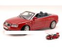 Motormax MTM73148R AUDI A4 CABRIOLET 2000 RED 1:18 Modellino