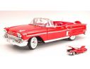 Motormax MTM73112R CHEVY IMPALA OPEN 1958 RED 1:18 Modellino