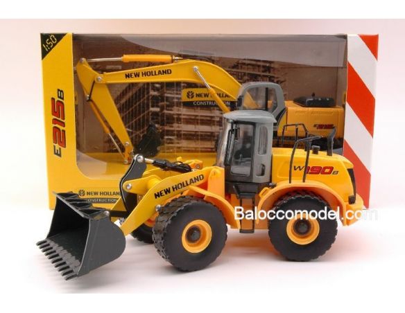 Motormax MTM2819 MEZZI LAVORO NEW HOLLAND 1:50 Modellino