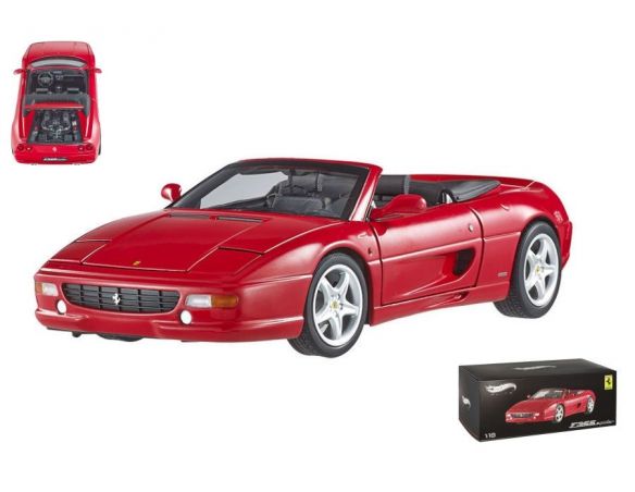 Hot Wheels HWBLY34 FERRARI F355 SPIDER 1995 RED ELITE 1:18 Modellino