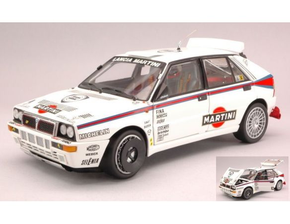 Kyosho KY8342T LANCIA DELTA EVO 2 RALLY 1991 TEST CAR 1:18 Modellino