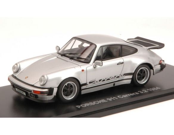 Kyosho KY5522S PORSCHE 911 CARRERA 3.2 1984 SILVER 1:43 Modellino