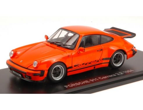 Kyosho KY5522P PORSCHE 911 CARRERA 3.2 1984 ORANGE 1:43 Modellino