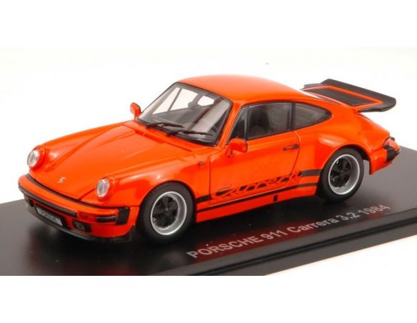 Kyosho KY5522P PORSCHE 911 CARRERA 3.2 1984 ORANGE 1:43 Modellino