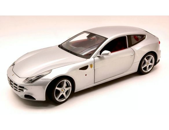 Hot Wheels HWX5525 FERRARI FF 2011 SILVER FOUNDATION 1:18 Modellino