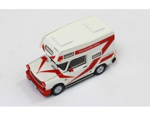 IST Models IST189 TRABANT 601 WOHNMOBIL 1980 WHITE 1:43 Modellino