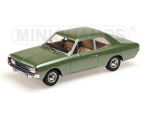 Minichamps PM107047000 OPEL REKORD C 1966 GREEN METALLIC 1:18 Modellino